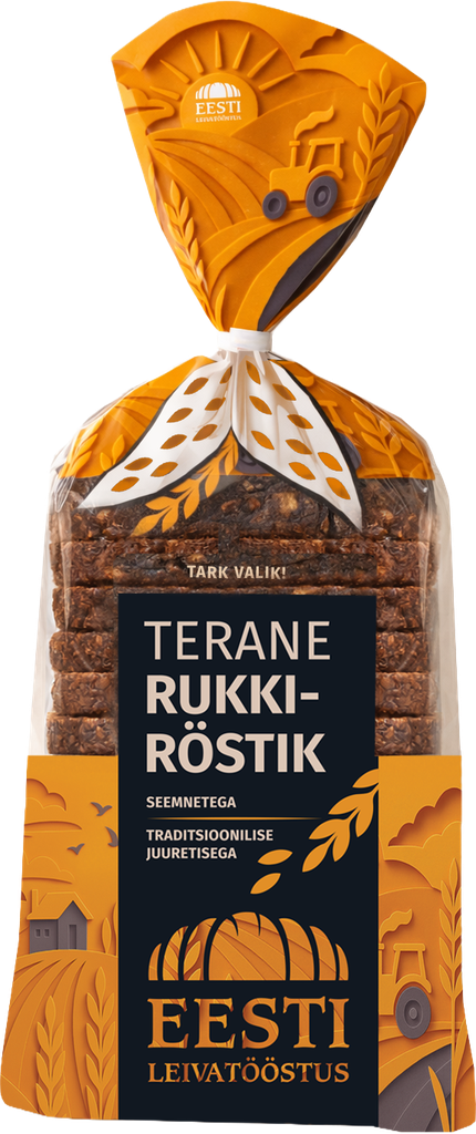 TERANE RUKKIRÖSTIK 660 g viilutatud