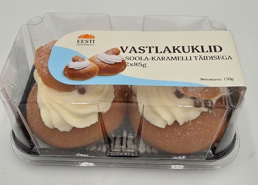 [4340040] VASTLAKUKLID SOOLAKARAMELLITÄIDISEGA 2 x 85 g