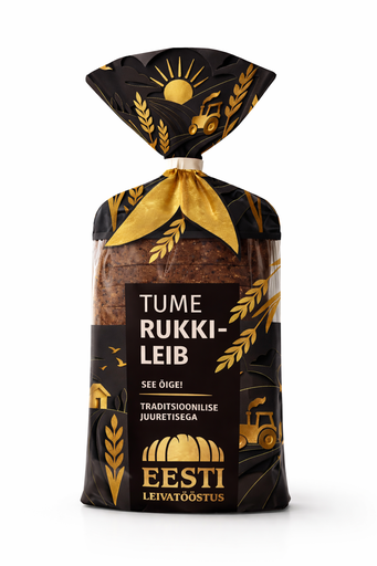 [1312088] TUME RUKKILEIB 600 g viilutatud